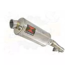 Honda NC 700 S (RC61) 2012-2014 Kit Silencieux: Silencieux Ovale Inox 300mm