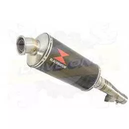 Honda NC 700 S (RC61) 2012-2014 Kit Silencieux:  Silencieux Ovale Carbone 300mm