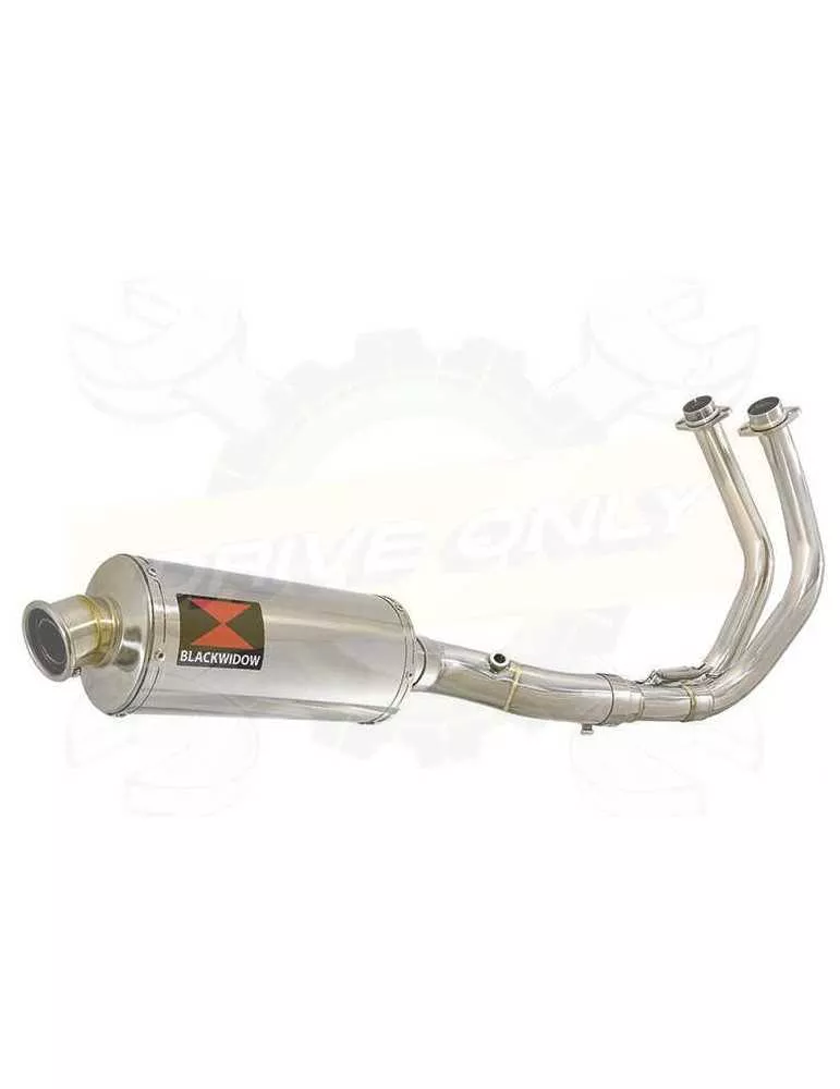 Tracer 700 2014 - 2019 Passage Bas Décatalyseur Ligne complète & Silencieux Ovale En Inox 300mm