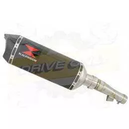 Honda NC 700 S (RC61) 2012-2014 Kit Silencieux: Silencieux Hexagonal Carbone 300mm