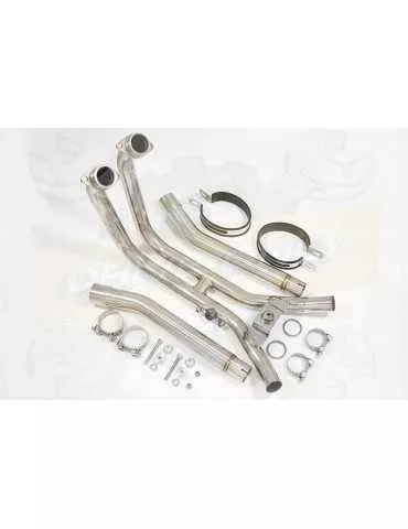 TDM 900 2-2 Ligne complète & Silencieux Ovale Noir En Inox 400mm