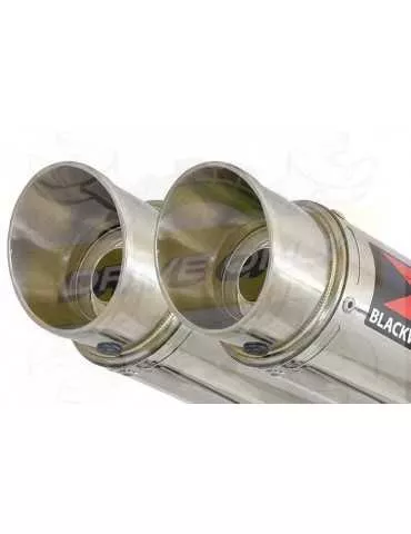TDM 900 2-2 Ligne complète & Silencieux Rond GP Style En Inox 360mm