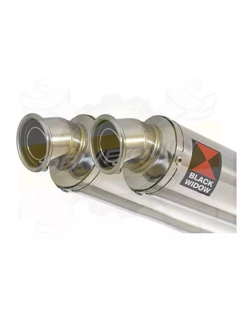 TDM 900 2-2 Ligne complète & Silencieux Rond En Inox 350mm