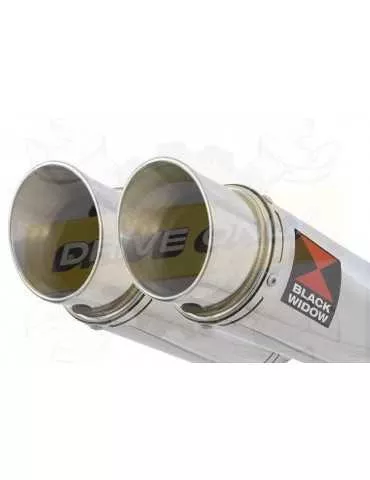 TDM 900 2-2 Ligne complète & Silencieux Rond En Inox 200mm