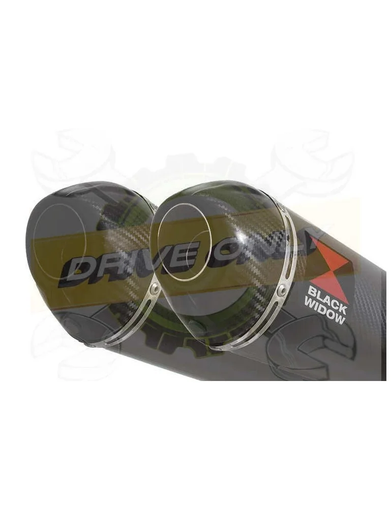 TDM 900 2-2 Ligne complète & Silencieux Ovale En Carbone 200mm