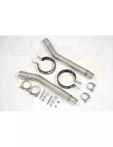 TDM 900 2-2 Silencieux Kit & Silencieux Rond En Inox 400mm