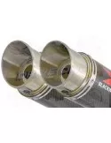 TDM 900 2-2 Silencieux Kit & Silencieux GP Rond En Carbone 360mm