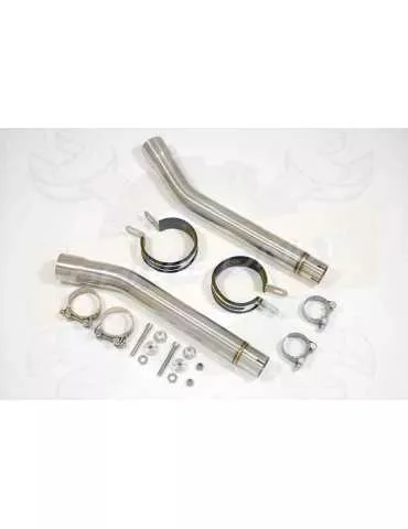 TDM 900 2-2 Silencieux Kit & Silencieux Rond En Inox 350mm