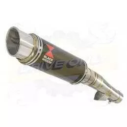 Honda NC 700 S (RC61) 2012-2014 Kit Silencieux: Silencieux Rond GP Style Carbone 230mm