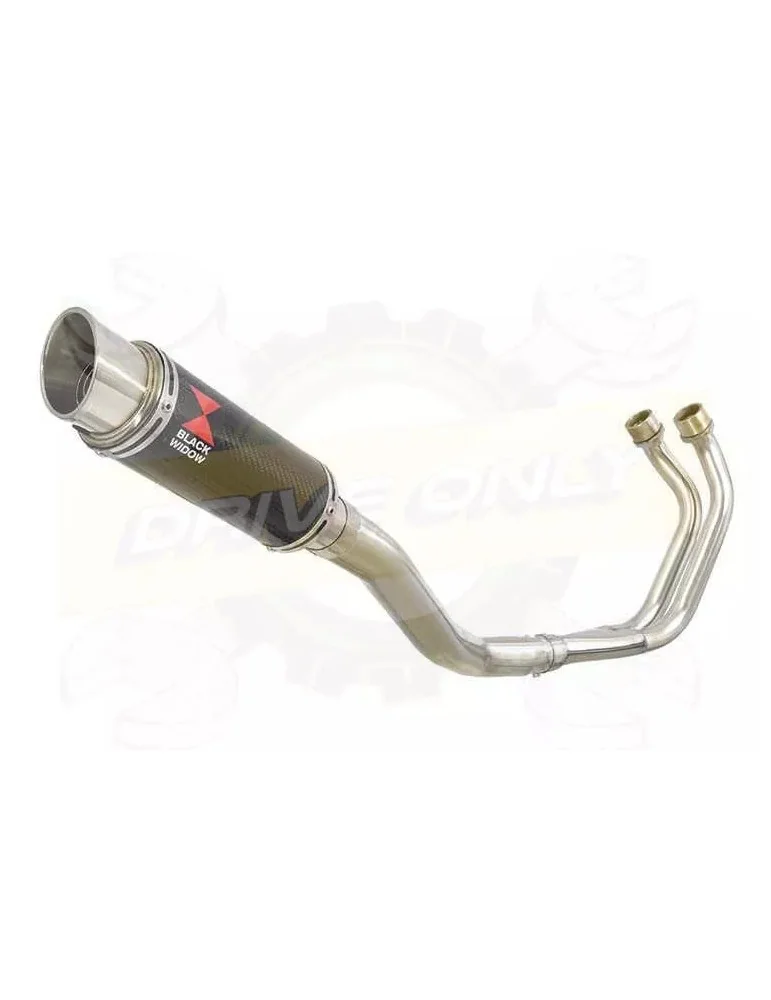 YAMAHA TDM 850 4EP / 3VD 1991 - 2001 2-1 Ligne complète & Silencieux GP Rond En Carbone 230mm