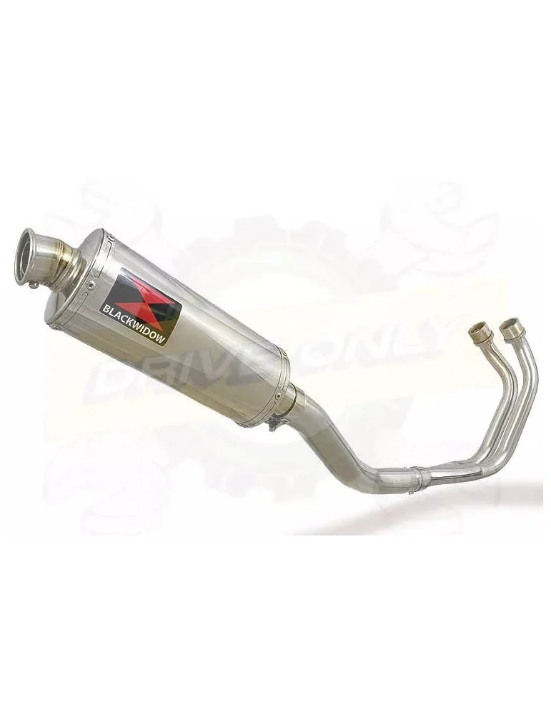 YAMAHA TDM 850 4EP / 3VD 1991 - 2001 2-1 Ligne complète & Silencieux Ovale En Inox 300mm