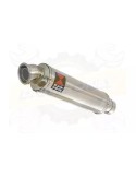 YAMAHA TDM 850 4EP / 3VD 1991 - 2001 2-1 Tube de raccord et Silencieux Rond En Inox 350mm