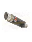 YAMAHA TDM 850 4EP / 3VD 1991 - 2001 2-1 Tube de raccord et Silencieux GP Rond En Carbone 230mm