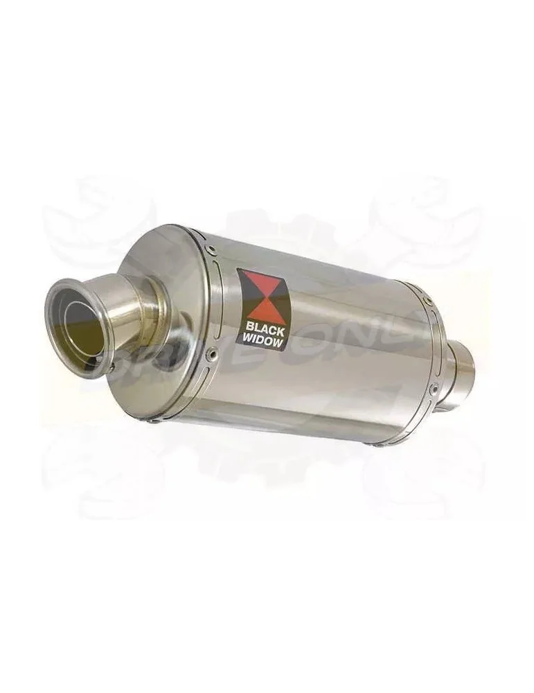 YAMAHA TDM 850 4EP / 3VD 1991 - 2001 2-1 Tube de raccord et Silencieux Ovale En Inox 230mm