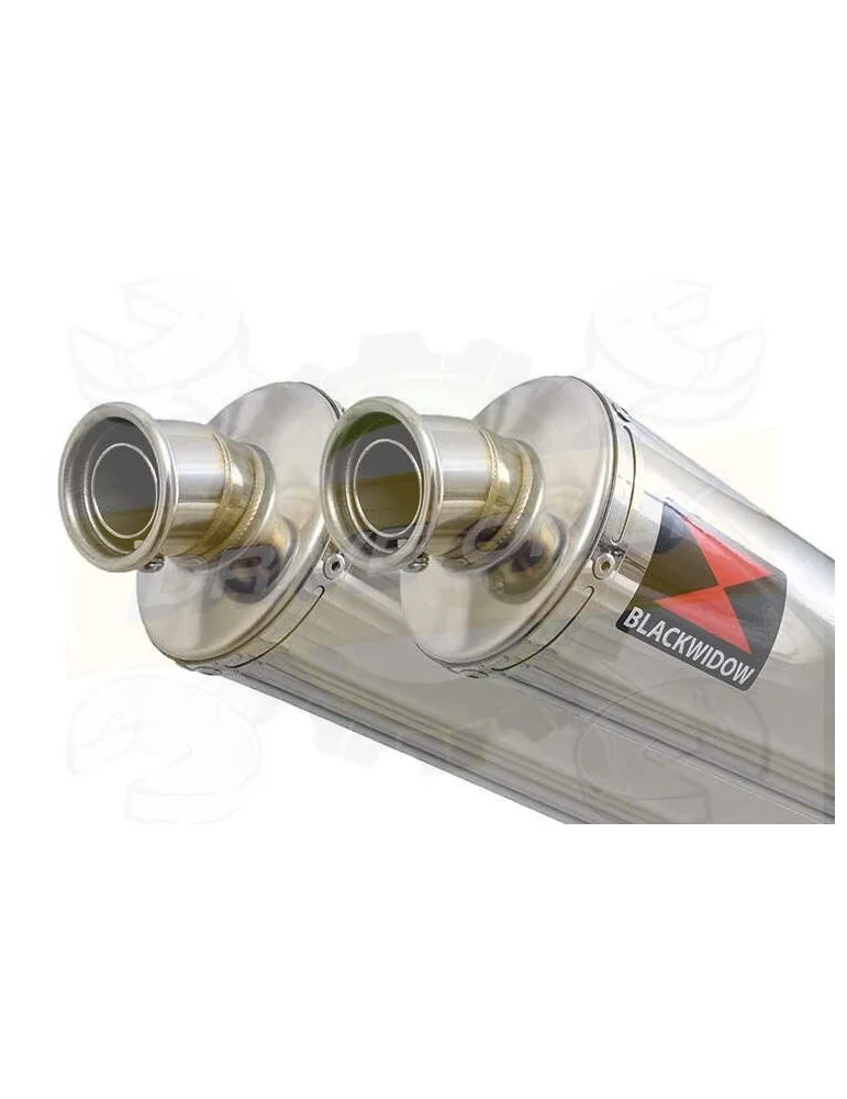 TDM 900 2-2 Silencieux Kit & Silencieux Rond En Inox 300mm