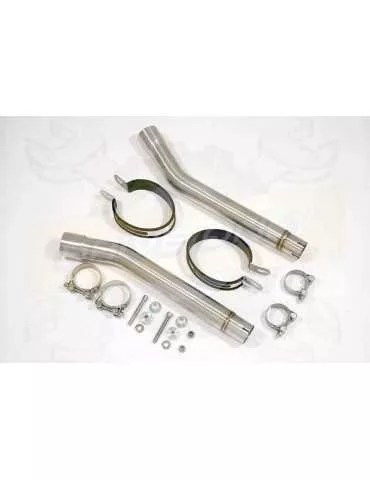 TDM 900 2-2 Silencieux Kit & Silencieux Ovale En Inox 300mm