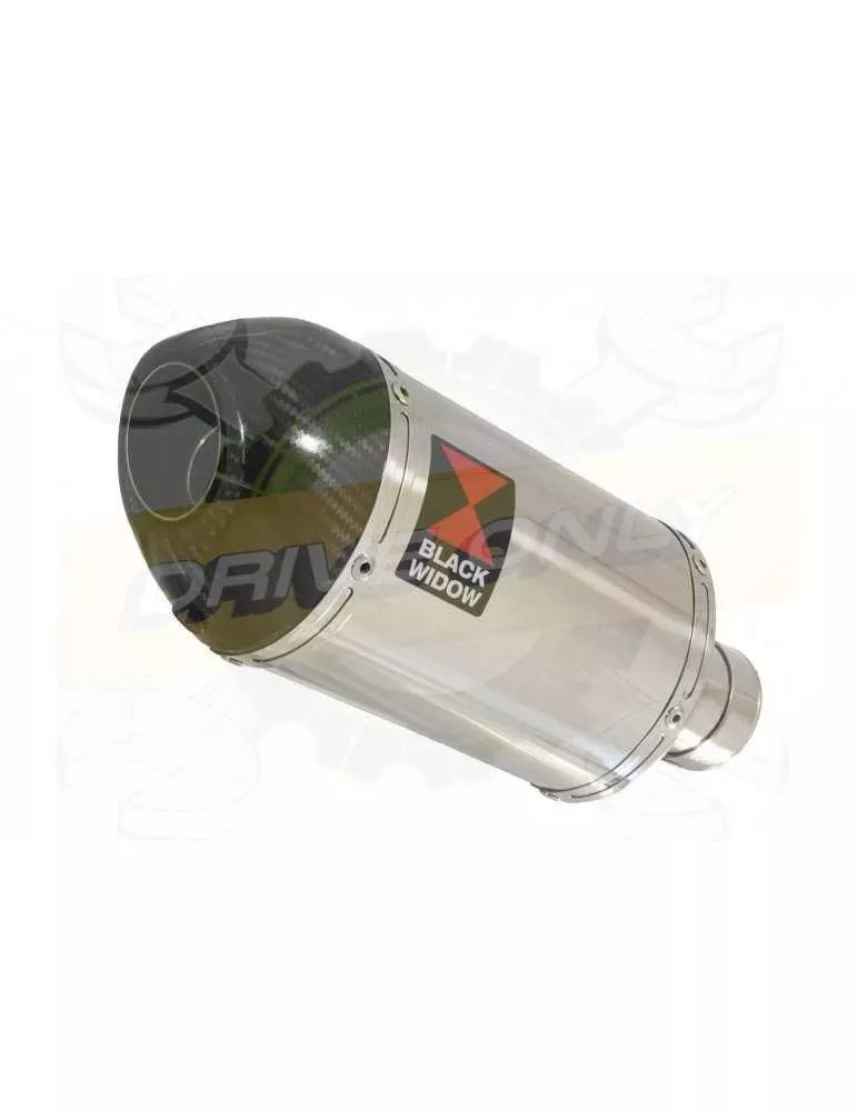 YZF-R6 YZF 600 R6 03 04 05 Silencieux Kit Ovale En Inox & Canule en Carbone 200mm
