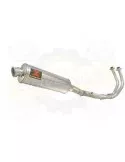 XSR700 XSR 700 2015 -2019 2-1 Décatalyseur Ligne complète & Silencieux Ovale En Inox 400mm