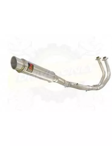 XSR700 XSR 700 2015 -2019  2-1 Décatalyseur Ligne complète & Silencieux Rond GP Style En Inox 350mm