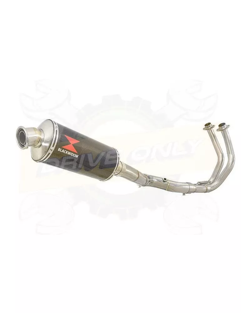 XSR700 XSR 700 2015 -2019  2-1 Décatalyseur Ligne complète & Silencieux Ovale En Carbone 300mm