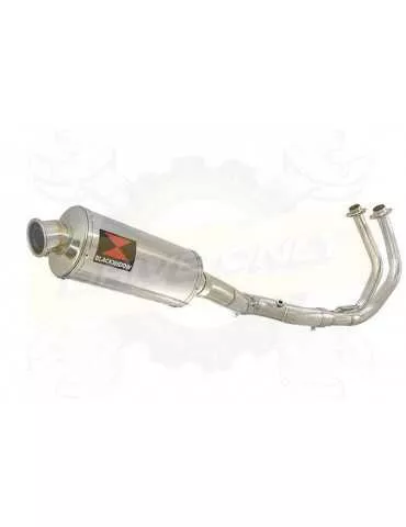 XSR700 XSR 700 2015 -2019 2-1 Décatalyseur Ligne complète & Silencieux Ovale En Inox 300mm