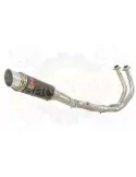 XSR700 XSR 700 Passage Haut 2015 2016 2017 2-1 Décatalyseur Ligne complète & Silencieux GP Rond En Carbone 230mm