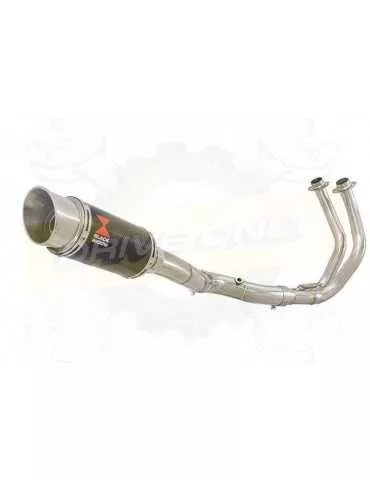 XSR700 XSR 700 2015 -2019 2-1 Décatalyseur Ligne complète & Silencieux Rond En Carbone 200mm