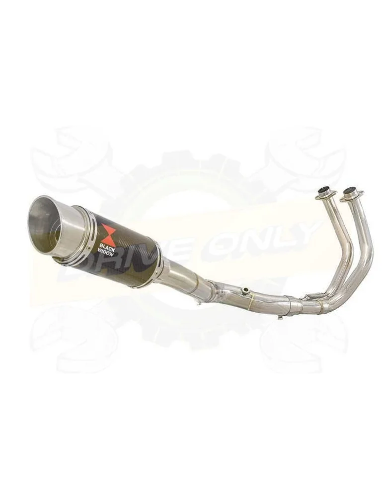 XSR700 XSR 700 2015 -2019 2-1 Décatalyseur Ligne complète & Silencieux Rond En Carbone 200mm