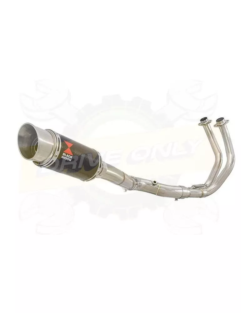 XSR700 XSR 700 2015 -2019 2-1 Décatalyseur Ligne complète & Silencieux Rond En Carbone 200mm