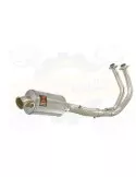 XSR700 XSR 700 2015 -2019 Passage Bas 2-1 Décatalyseur Ligne complète & Silencieux Ovale En Inox 230mm