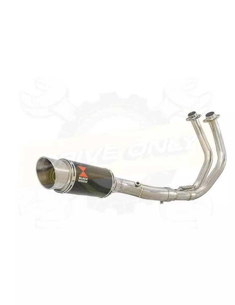 XSR700 XSR 700 2015 -2019 Passage Bas 2-1 Décatalyseur Ligne complète & Silencieux Rond En Carbone 200mm