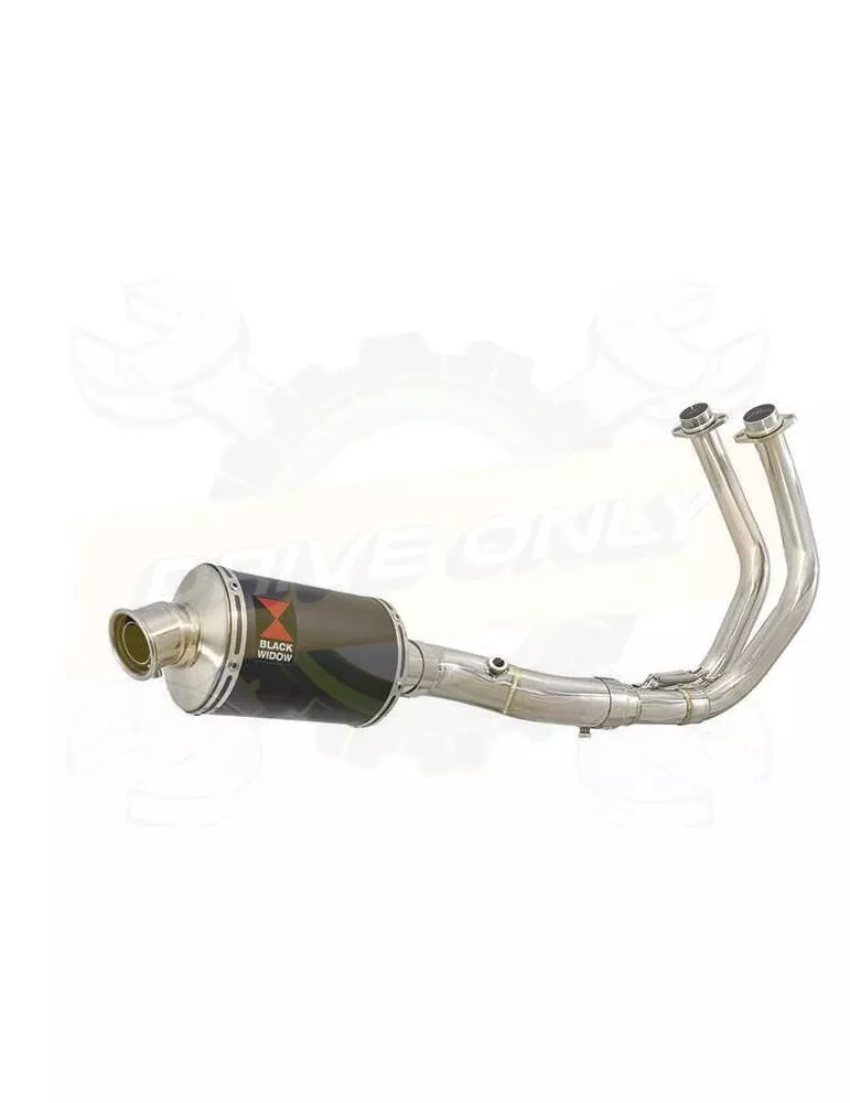 XSR700 XSR 700 2015 -2019 Passage Bas Décatalyseur Ligne complète & Silencieux Ovale Noir En Inox 230mm