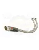 XSR700 XSR 700 2015 -2019 Passage Bas Décatalyseur Ligne complète & Silencieux GP Rond En Carbone + Canule en Titane 230mm