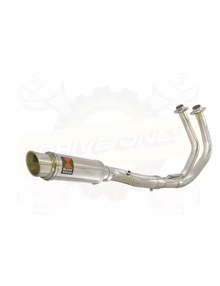 XSR700 XSR 700 2015 -2019 Passage Bas 2-1 Décatalyseur Ligne complète & Silencieux Rond GP Style En Inox 230mm