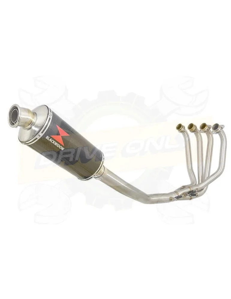 ZRX1100 ZRX 1100 Ligne complète & Silencieux Ovale En Carbone 300mm