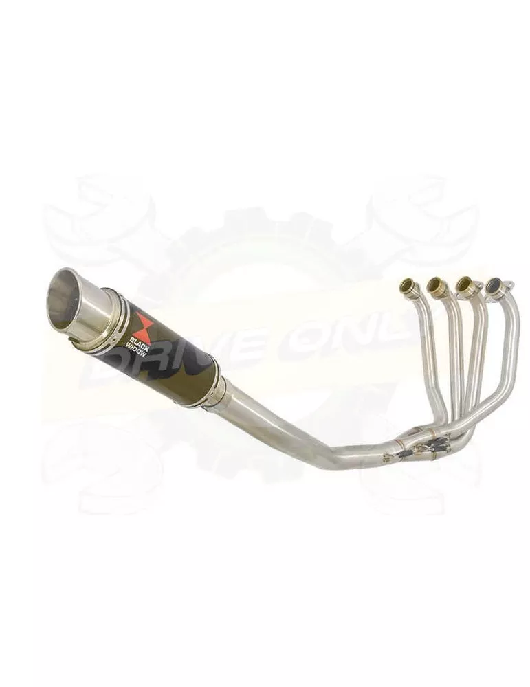 ZRX1100 ZRX 1100 Ligne complète & Silencieux Rond GP Style Noir En Inox 230mm