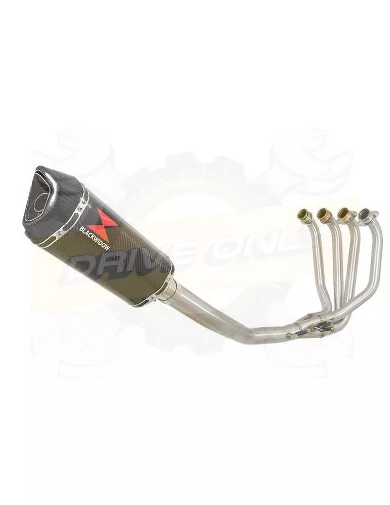 ZRX1100 ZRX 1100 Ligne complète & Silencieux Hexagonale En Carbone 300mm