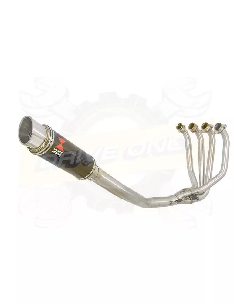 ZRX1100 ZRX 1100 Ligne complète & Silencieux GP Rond En Carbone + Canule en Titane 230mm