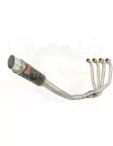 ZRX1100 ZRX 1100 Ligne complète & Silencieux GP Rond En Carbone + Canule en Titane 230mm