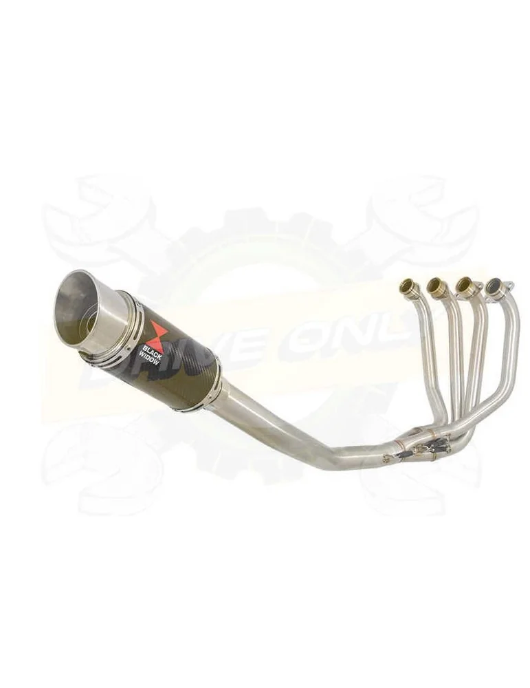 ZRX1100 ZRX 1100 Ligne complète & Silencieux Rond En Carbone 200mm