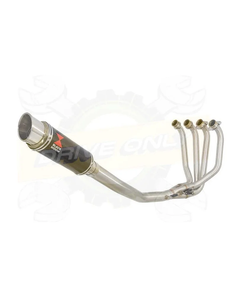 ZRX1200 ZRX 1200 Ligne complètes & Silencieux GP Rond En Carbone + Canule en Titane 230mm