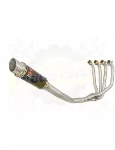 ZRX1200 ZRX 1200 Ligne complètes & Rond GP Style Noir Silencieux En Inox 230mm