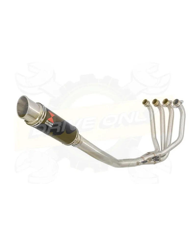 ZRX1200 ZRX 1200 Ligne complètes & Rond GP Style Noir Silencieux En Inox 230mm