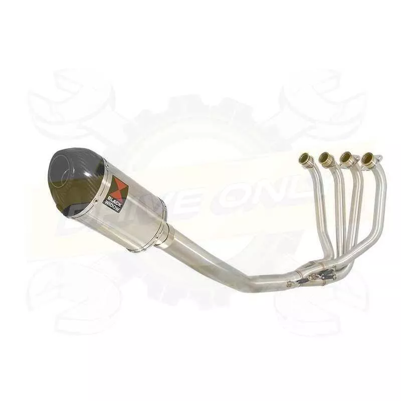 ZRX1200 ZRX 1200 Ligne complètes & Ovale Silencieux En Inox + En Carbone Tip 200mm