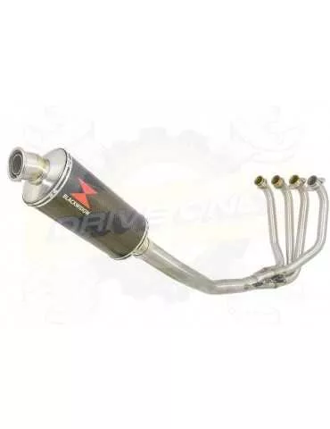 ZRX1200 ZRX 1200 Ligne complète & Silencieux Ovale En Carbone 300mm