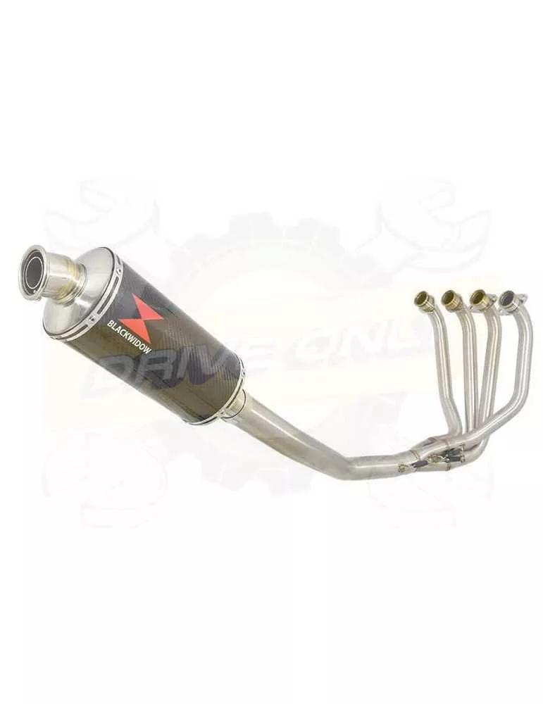 ZRX1200 ZRX 1200 Ligne complète & Silencieux Ovale En Carbone 300mm
