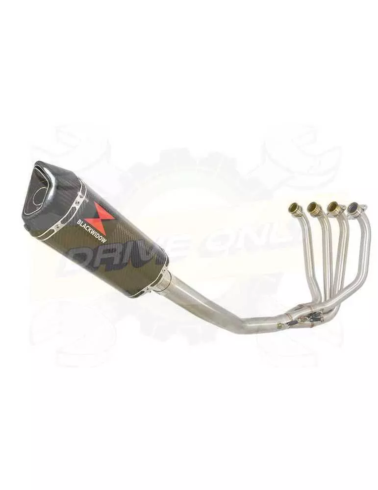 ZRX1200 ZRX 1200 Ligne complètes & Hexagonale En Carbone Silencieux + En Carbone Tip 300mm