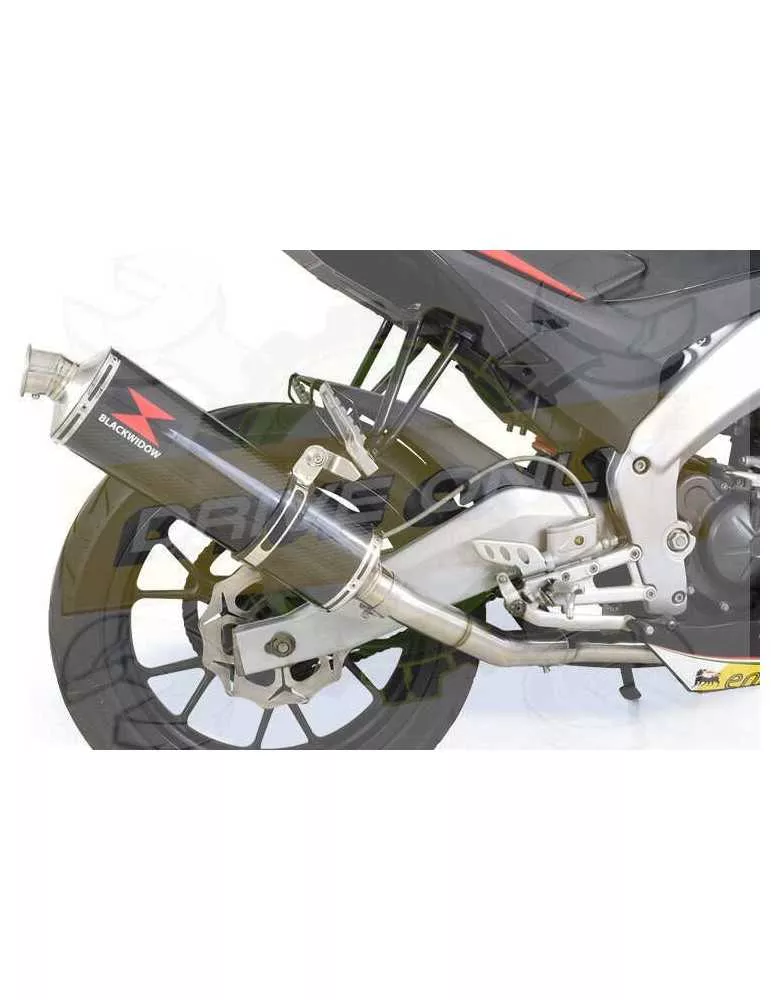 APRILIA RS4 125 2011 - 2018 Ligne complètes & Ovale En Carbone Silencieux 400mm