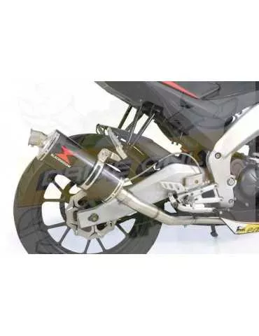 APRILIA RS4 125 2011 - 2018 Ligne complètes & Ovale En Carbone Silencieux 300mm