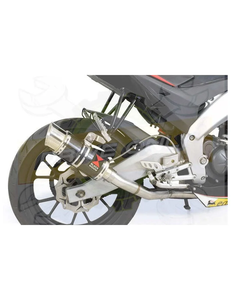 APRILIA RS4 125 2011 - 2018 Ligne complètes & Rond En Carbone Silencieux 200mm